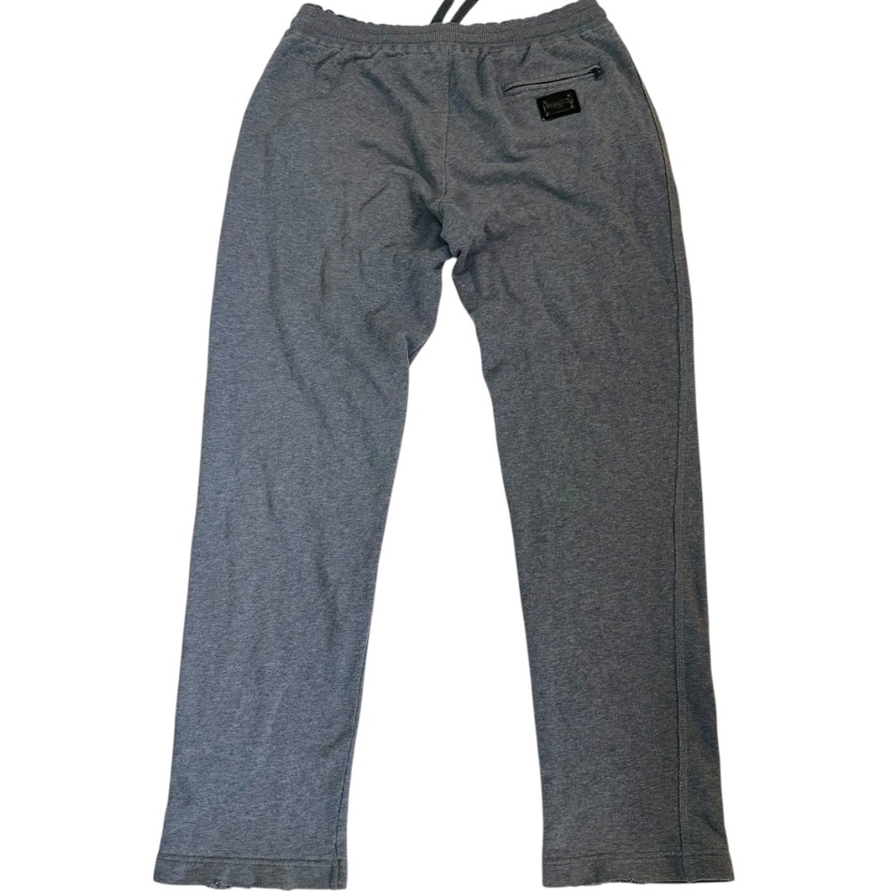 DOLCE & GABBANA Pants Gray Fantasy Cotton Men Sweatpants Size 50 USA 34 - Picture 2 of 11